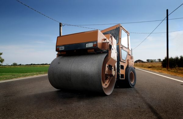 Street Paving in Spring