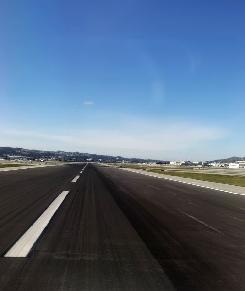 Airport Paving in Spring
