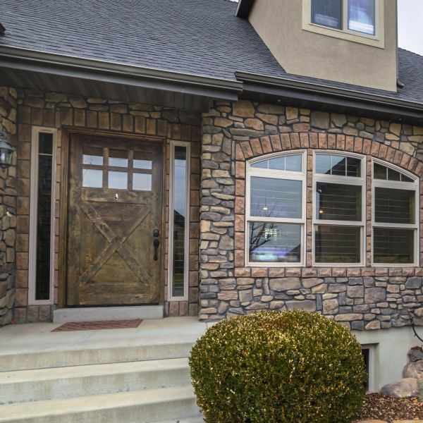 Entryway Paving in Spring