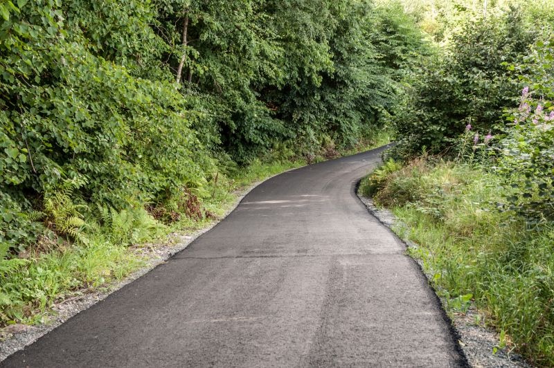 Patterned Asphalt Installation