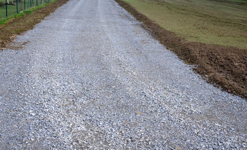 Newly Paved Asphalt Pathway